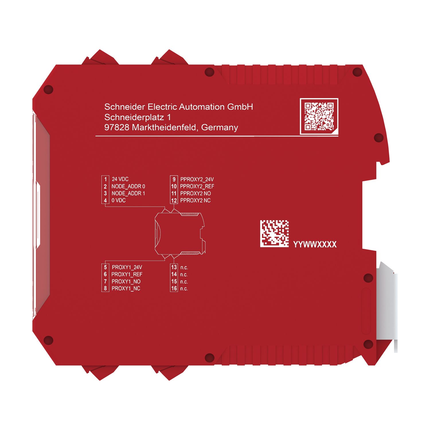 Picture of expansion module, Modicon MCM, speed monitoring, 2 proximity sensor, screw
