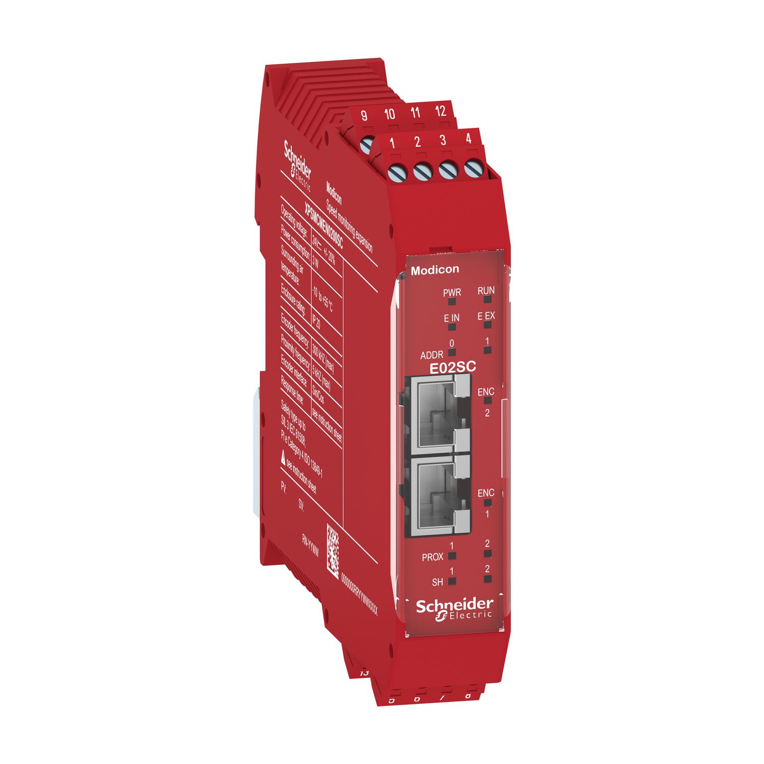 Picture of expansion module, Modicon MCM, speed monitoring, 2 SinCos encoder, screw