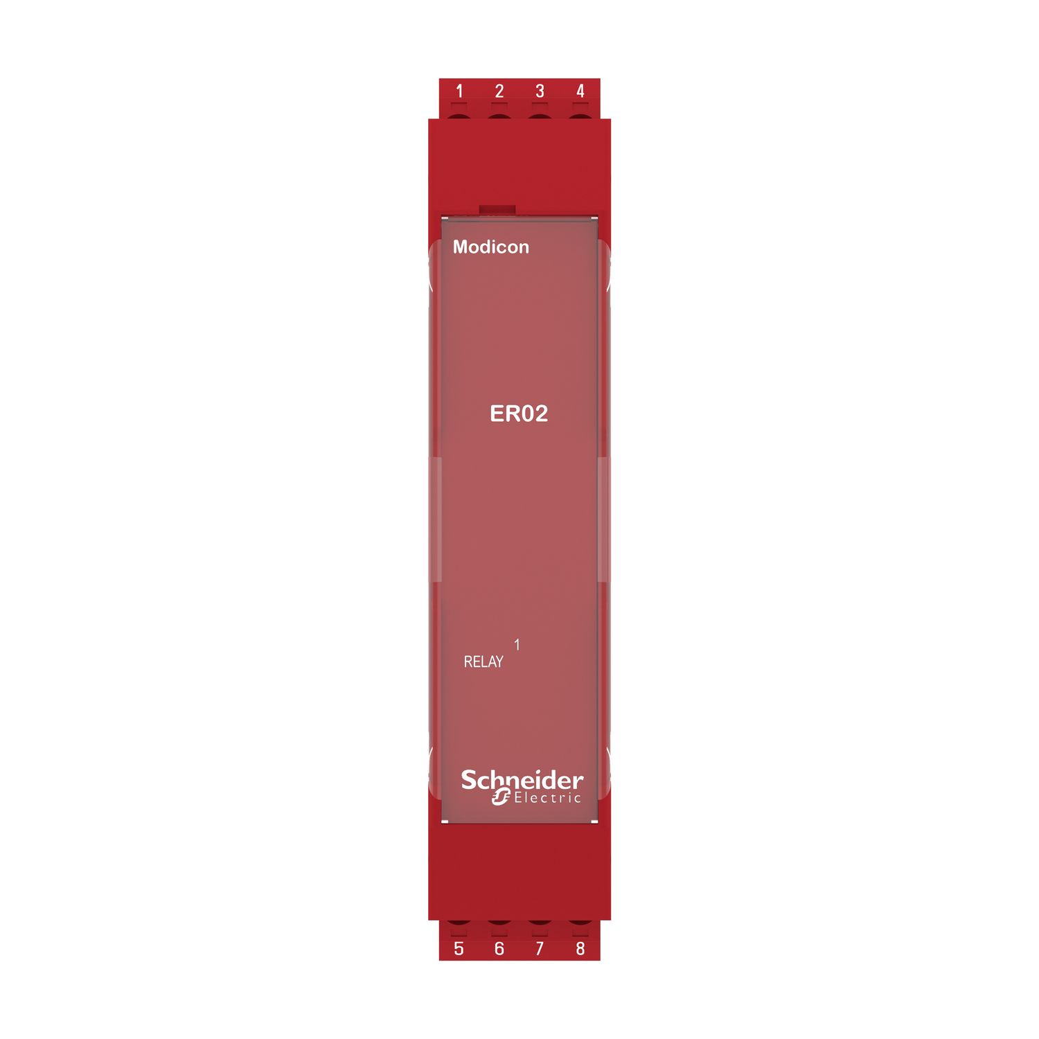 Picture of expansion module, Modicon MCM, 2 safety relay outputs, screw
