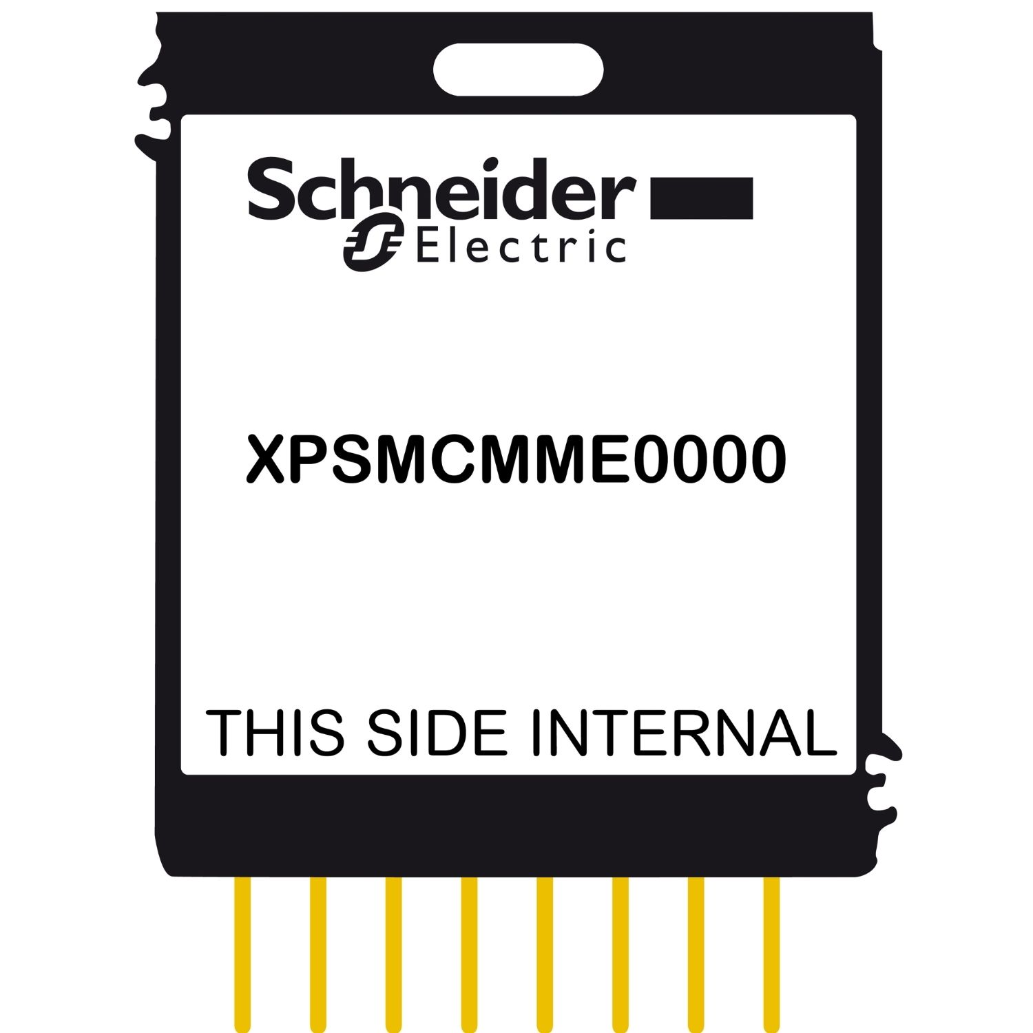 Picture of memory card, Modicon MCM, to save configuration data and transfer to a new device
