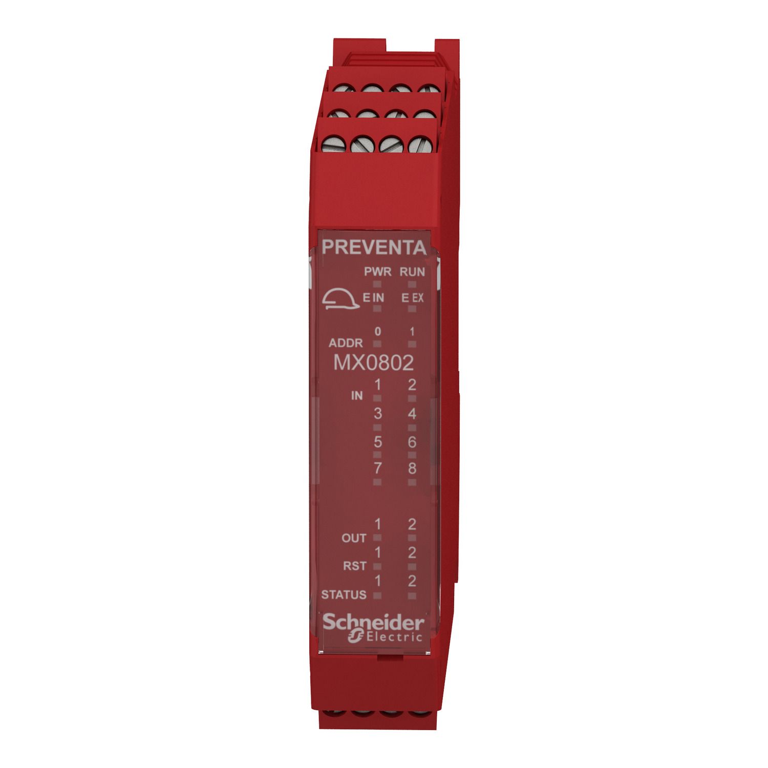Picture of expansion module, Modicon MCM, 8 inputs 2 output pairs, screw