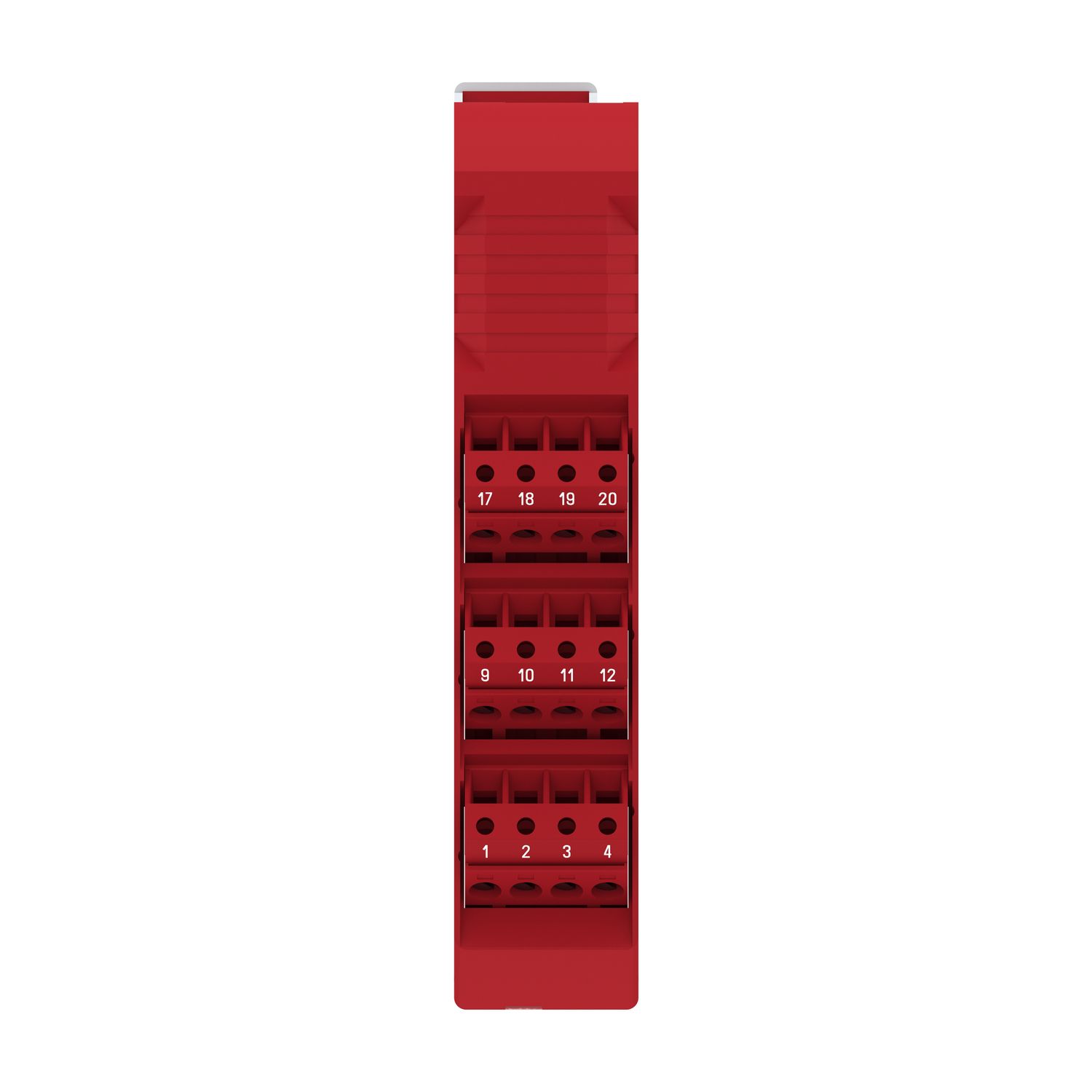 Picture of expansion module, Modicon MCM, 4 safety relay outputs, with diagnostic outout, with backplane connection, screw