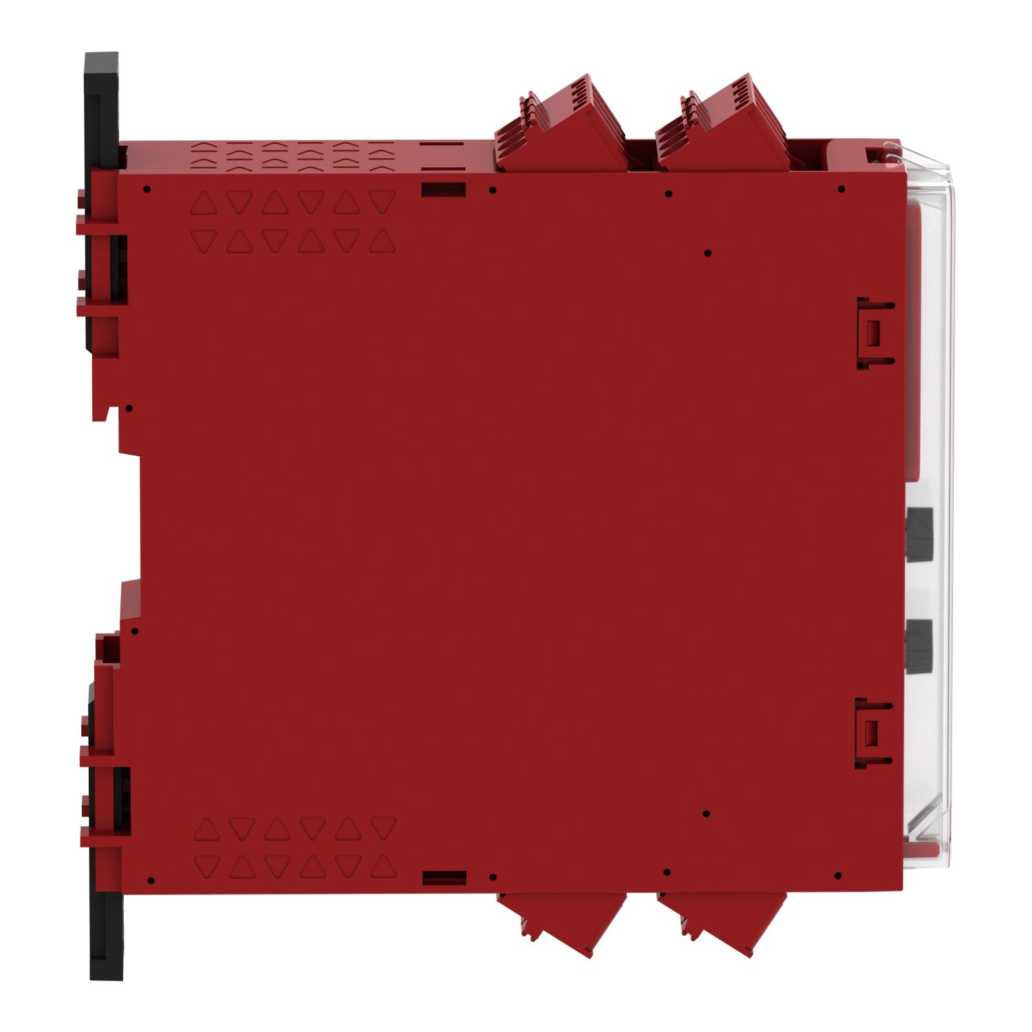 Picture of safety module, Harmony XPSU, potential free 2 NC, NO NC, 2 PNP, 48 to 240V AC or DC, spring