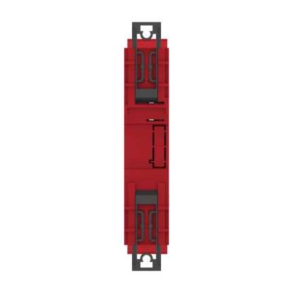 Picture of safety module, Harmony XPSU, Cat 4, potential free 2 NC, NO NC, 2 PNP, 24V AC or DC, screw