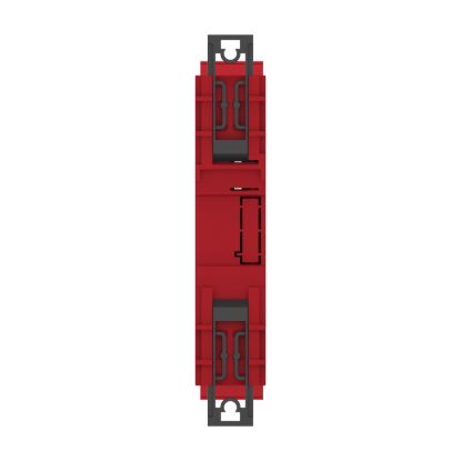Picture of safety module, Harmony XPSU, Cat 4, potential free 2 NC, NO NC, 2 PNP, 48 to 240V AC or DC, screw