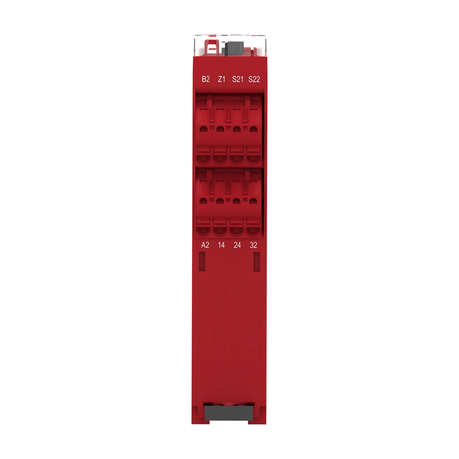 Picture of safety module, Harmony XPSU, Cat 4, features XPSUAF with PNP or NPN, safety mat, 48 to 240V AC or DC, spring