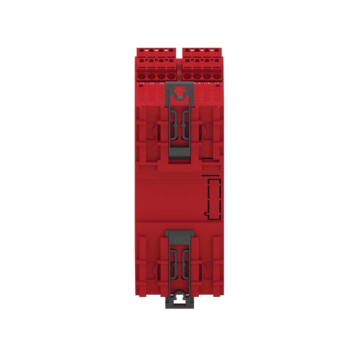 Picture of safety module, Harmony XPSU, Cat 4, features 6 x XPSUAF, 24V AC or DC, spring
