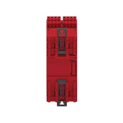 Picture of safety module, Harmony XPSU, Cat 4, features 6 x XPSUAF, 24V AC or DC, spring