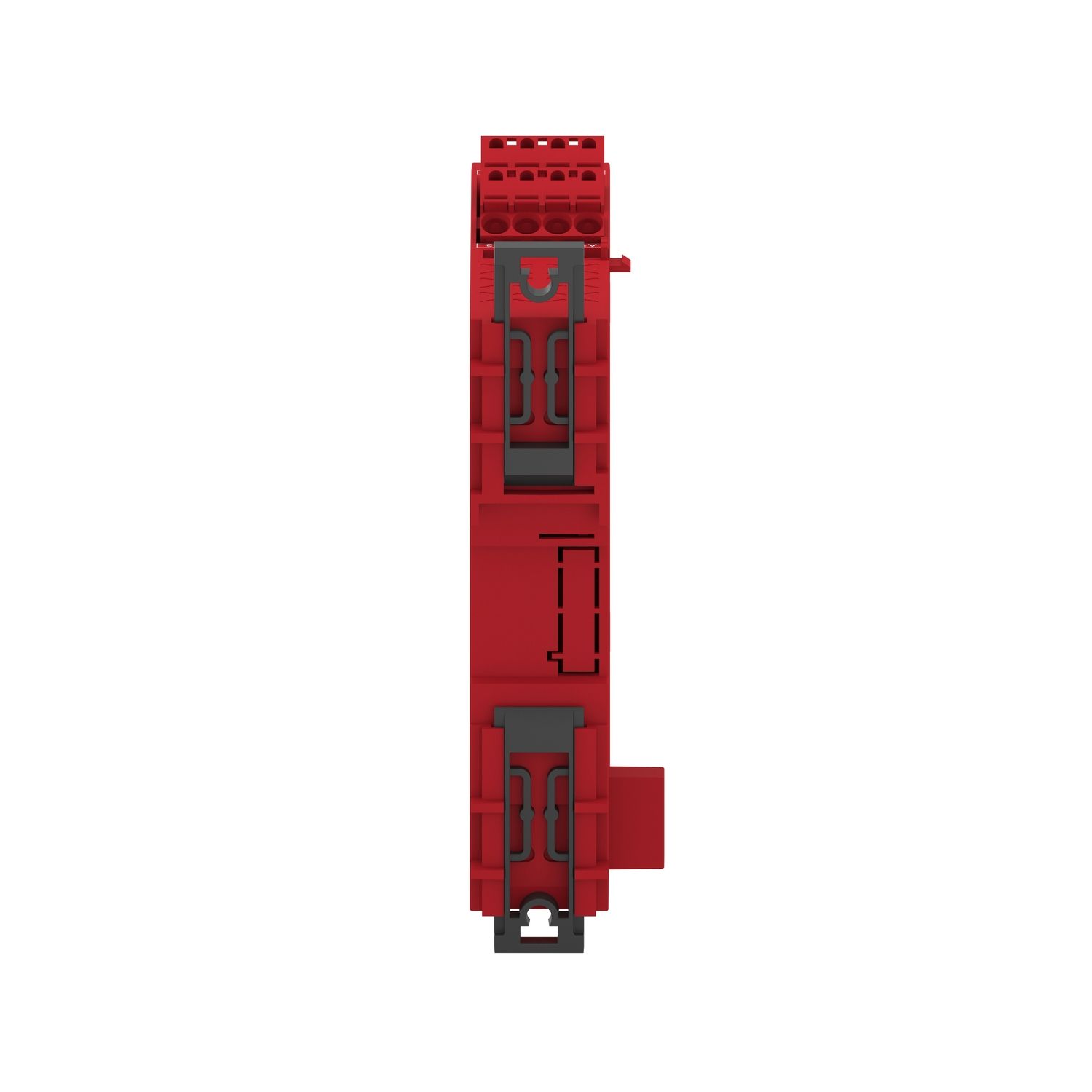 Picture of safety module, Harmony XPSU, Cat 4, expansion use with universal range, 24V AC or DC, spring