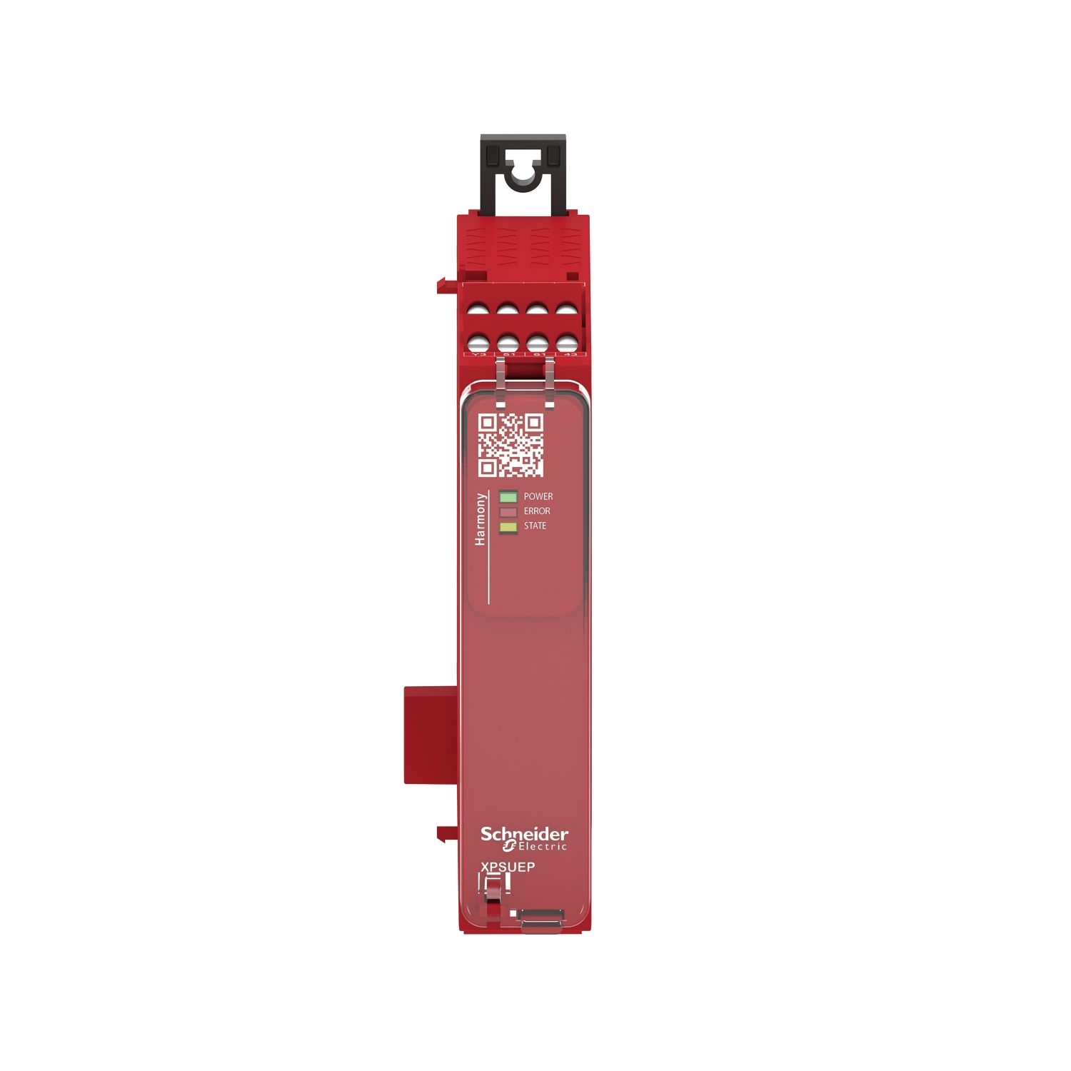Picture of safety module, Harmony XPSU, Cat 4, expansion use with universal range, 48 to 240V AC or DC, screw