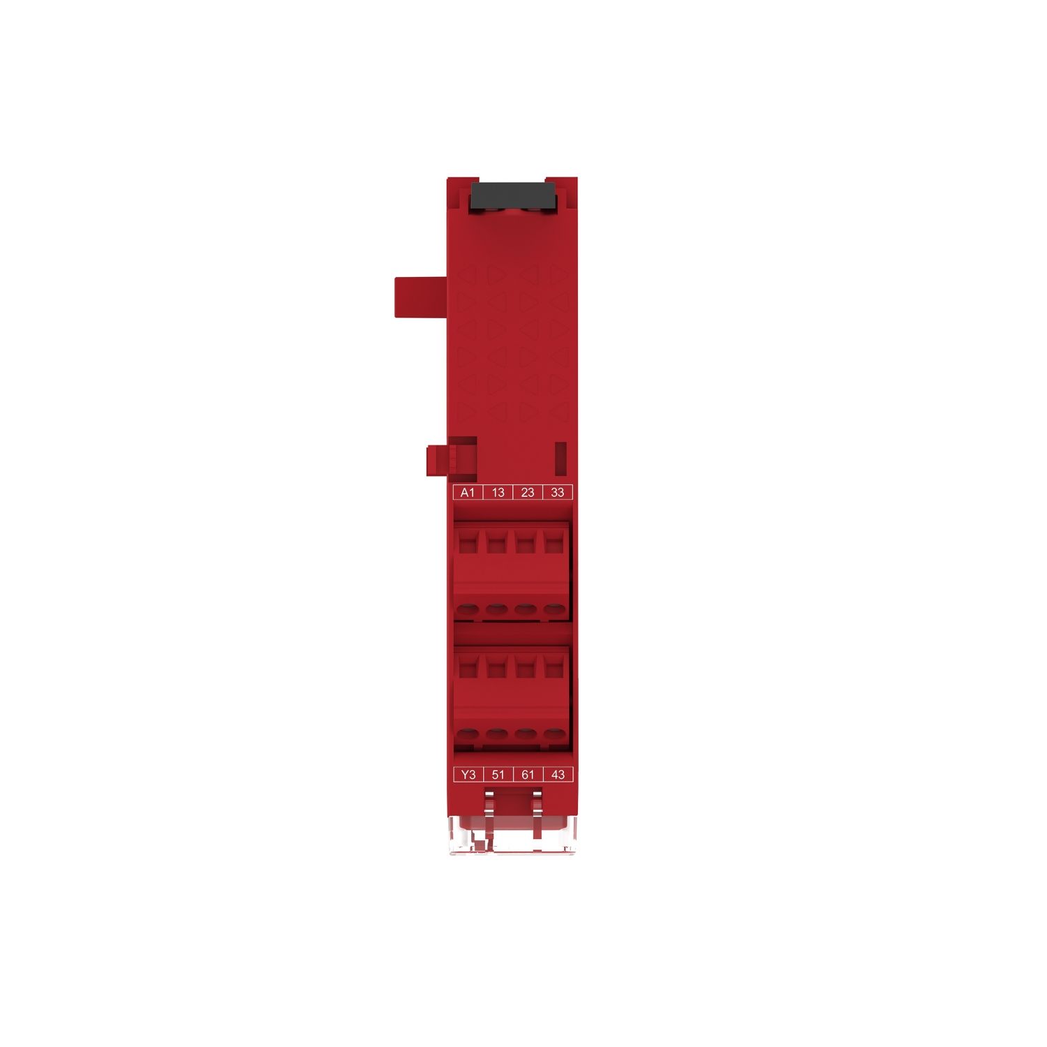 Picture of safety module, Harmony XPSU, Cat 4, expansion use with universal range, 48 to 240V AC or DC, screw