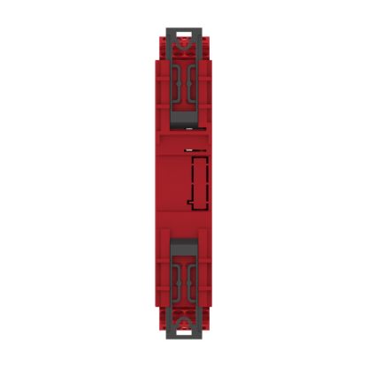 Picture of safety module, Harmony XPSU, Cat 4, features 2 x XPSUAF with enabling movement, 24V AC or DC, spring