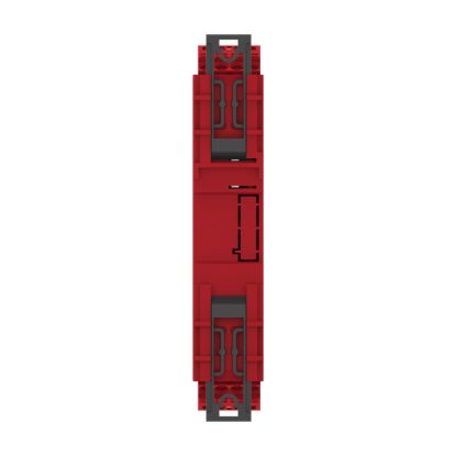 Picture of safety module, Harmony XPSU, Cat 4, features 2 x XPSUAF with enabling movement, 48 to 240V AC or DC, spring
